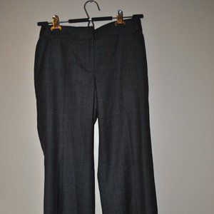 👖Dark plaid wool dress pant